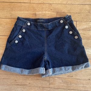 Banana Republic Women's Navy Denim Shorts
